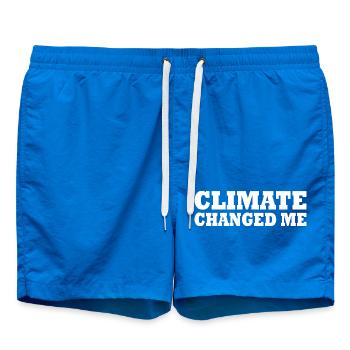 Climate changed me - Short de bain - cobalt blue - Devant