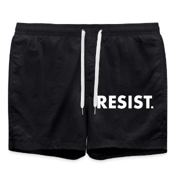 Resist - Short de bain - noir - Devant - AI Model Male 185 light (185cm)