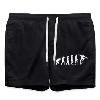 Skateboard Skater Skateboarding Sakten Longboard - Short de bain - noir - Devant - AI Model Male 185 light (185cm)