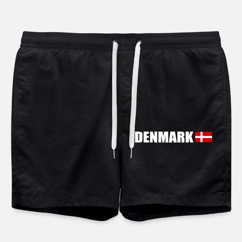 Dänemark - Badeshorts - Schwarz