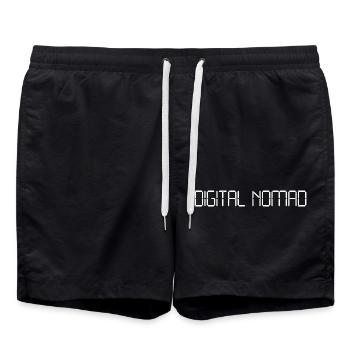 Digital - Badeshorts - Schwarz - Vorne - AI Model Male 185 light (185cm)
