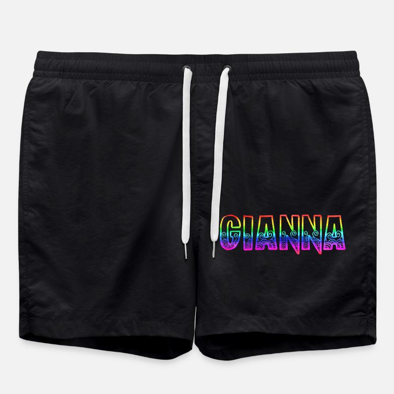 gianna rs arc-en-ciel - Short de bain - noir