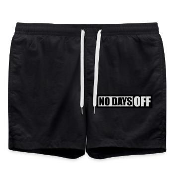 pas de jours de congé devis - Short de bain - noir - Devant - AI Model Male 185 light (185cm)
