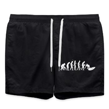Surfeur Surfer Planche de surf Instructeur de surf - Short de bain - noir - Devant - AI Model Male 185 light (185cm)