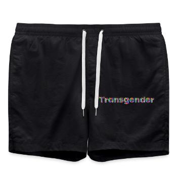 Transgenre - Short de bain - noir - Devant - AI Model Male 185 light (185cm)