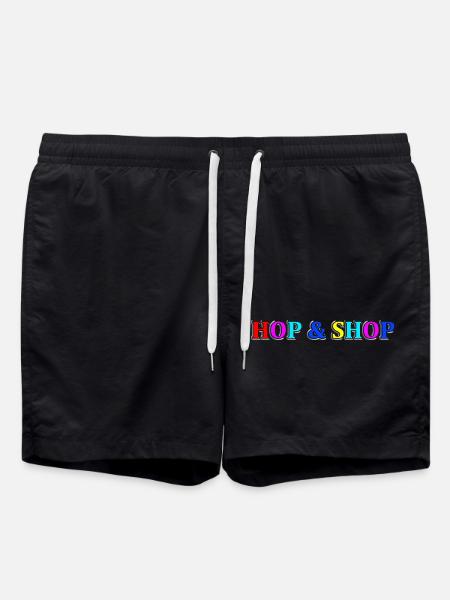 Hop and Shop - Swim Trunks - black