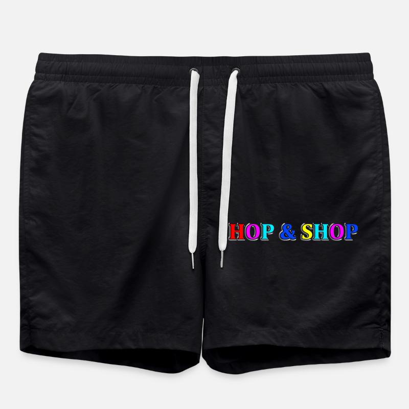 Hop et Shop - Short de bain - noir