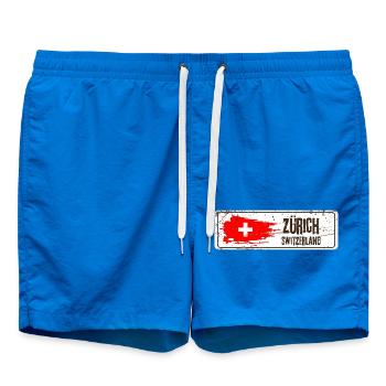 Zürich Switzerland - Swim Trunks - cobalt blue - Front