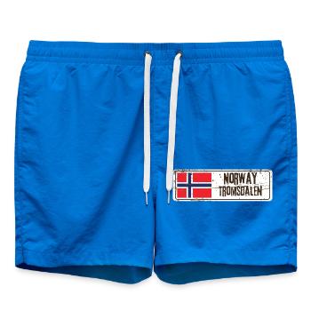 Tromsdalen Norway - Swim Trunks - cobalt blue - Front