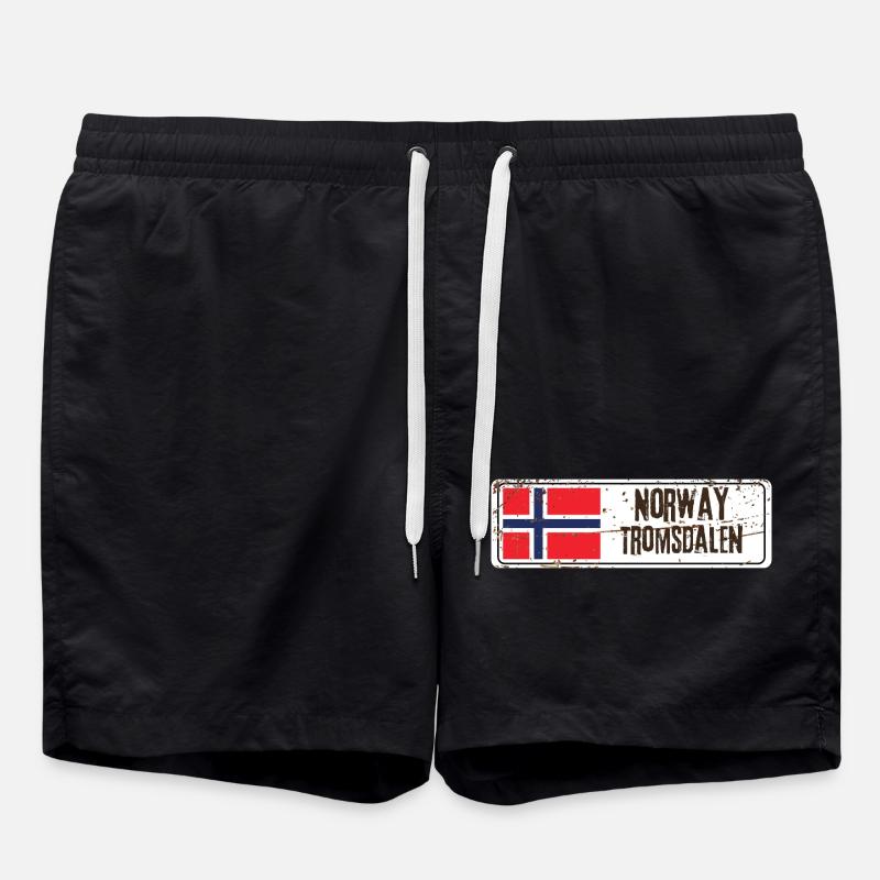 Tromsdalen, Norvège - Short de bain - noir