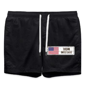 Tucson Vereinigte Staaten Amerika - Badeshorts - Schwarz - Vorne - AI Model Male 185 light (185cm)