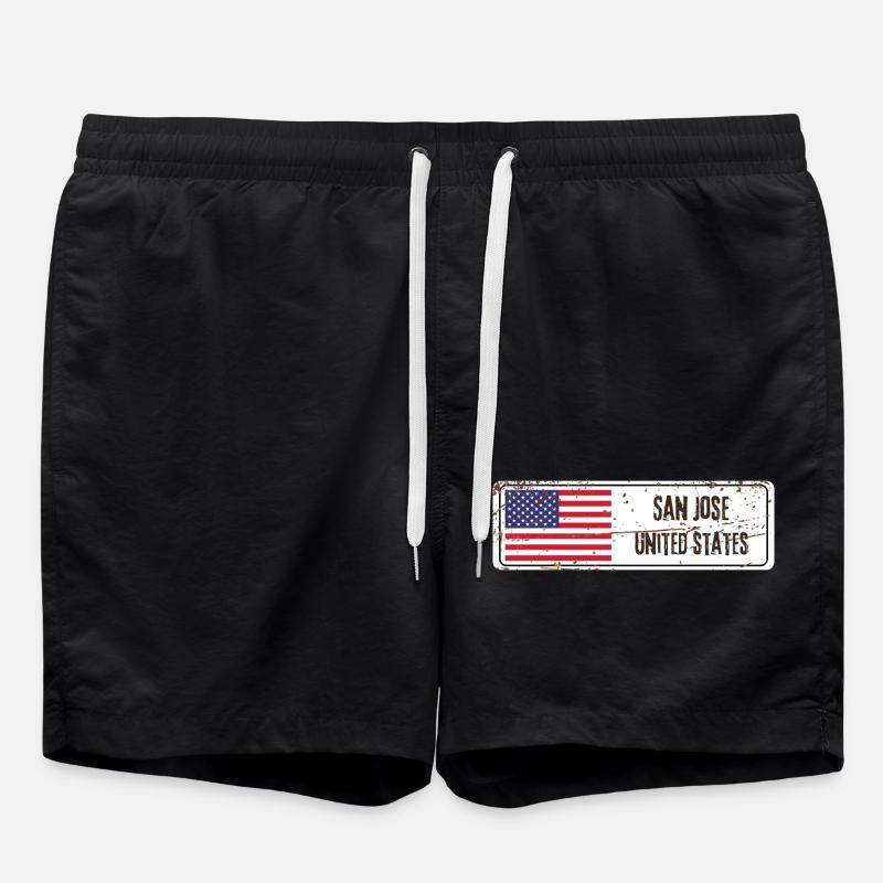 Drapeau de San José - Short de bain - noir