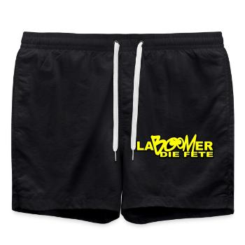 La Boomer - Badeshorts - Schwarz - Vorne - AI Model Male 185 light (185cm)