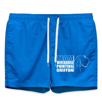 TEAM Wirehaired Pointing Griffon Hunde Wilsigns - Badeshorts - Cobalt blue - Vorne