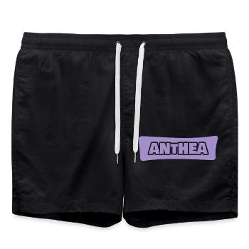 First name Anthea - Swim Trunks - black - Front - AI Model Male 185 light (185cm)