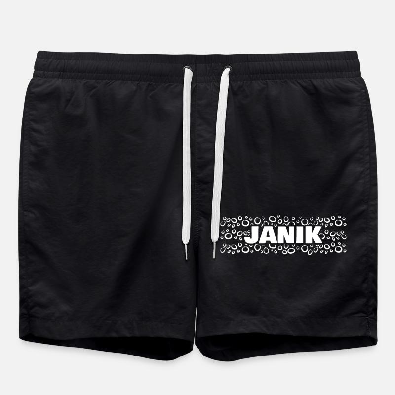 Janik comme prénom - Short de bain - noir