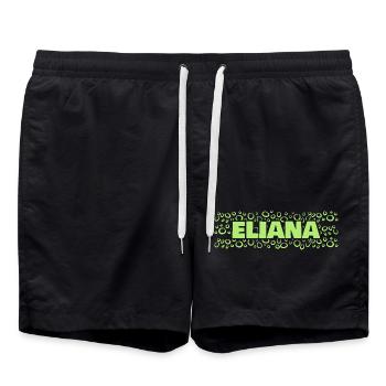 First name Eliana - Swim Trunks - black - Front - AI Model Male 185 light (185cm)