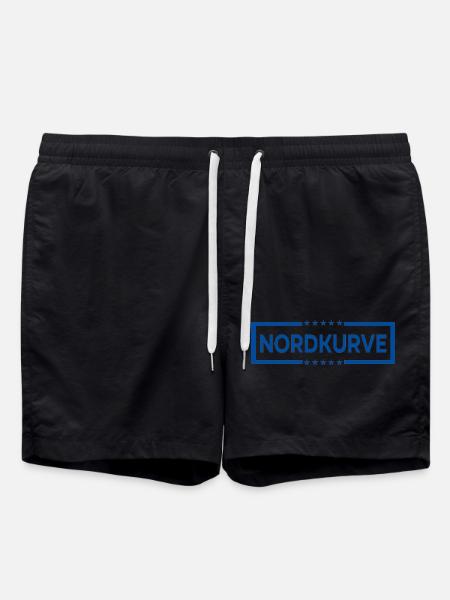 Nordkurve Fan Design - Swim Trunks - black