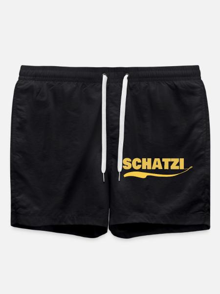 Geschenk für schatzi - Badeshorts - Schwarz