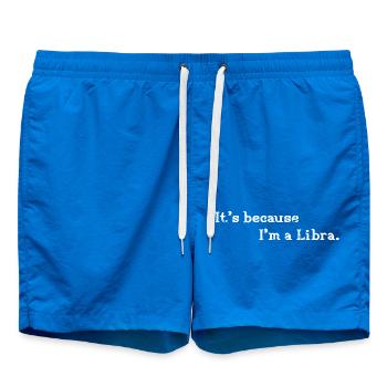 Sternzeichen Waage - Badeshorts - Cobalt blue - Vorne