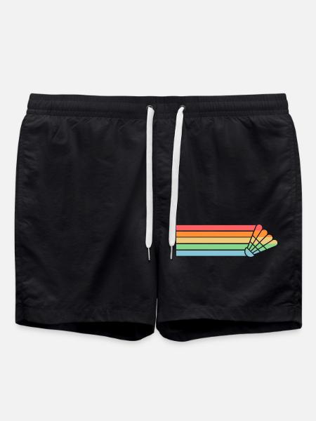 Federball Badminton - Swim Trunks - black