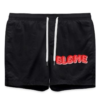 Vacances à Elche - Short de bain - noir - Devant - AI Model Male 185 light (185cm)