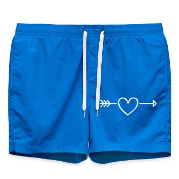 Heart Arrow - Swim Trunks - cobalt blue - Front