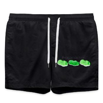 Frogaddiction - Badeshorts - Schwarz - Vorne - AI Model Male 185 light (185cm)
