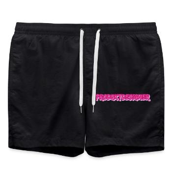Designer de produits en tant que métier - Short de bain - noir - Devant - AI Model Male 185 light (185cm)