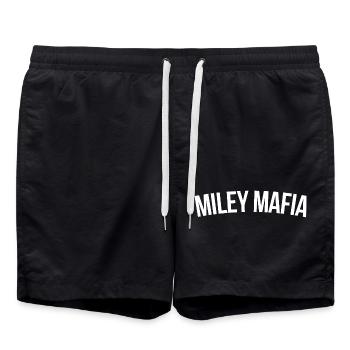 Miley Mafia - Badeshorts - Schwarz - Vorne - AI Model Male 185 light (185cm)