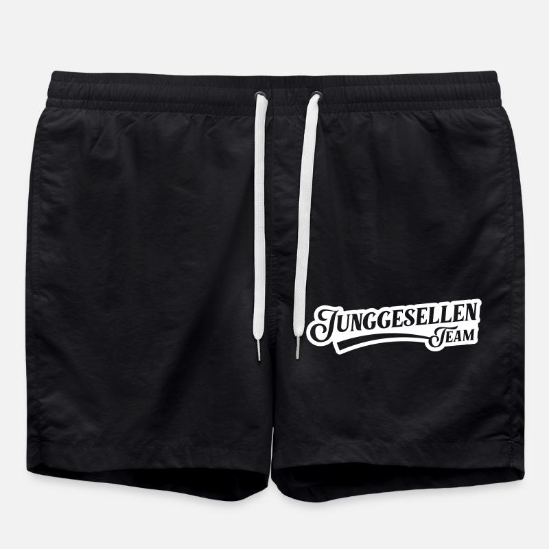 Junggesellen Team Jga - Badeshorts - Schwarz