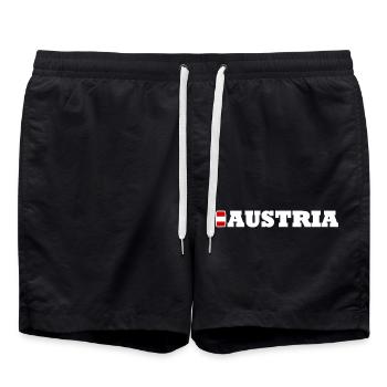 Autriche / Autriche - Short de bain - noir - Devant - AI Model Male 185 light (185cm)
