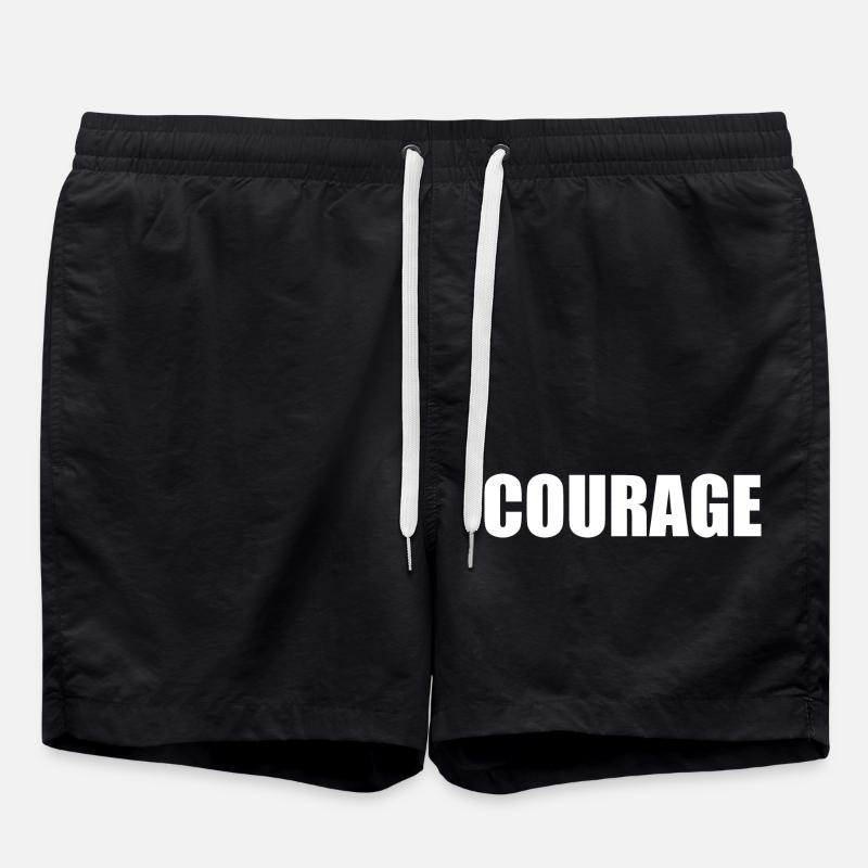 Courage - Swim Trunks - black