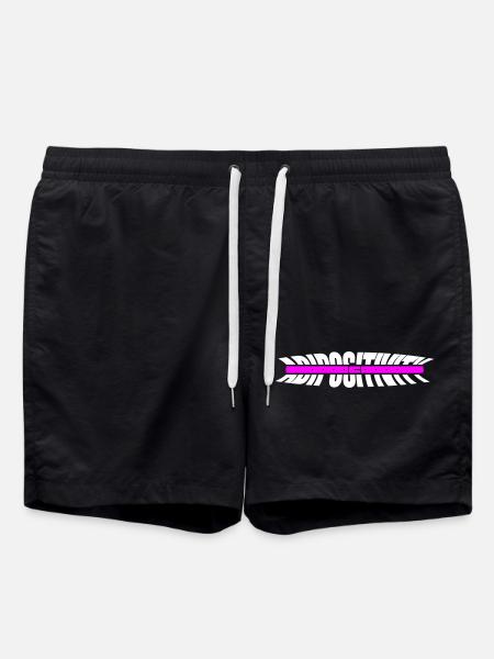 Adipositivity Belt Vector - Swim Trunks - black