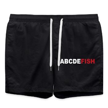 angling - Swim Trunks - black - Front - AI Model Male 185 light (185cm)