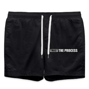 faire confiance au processus Devis - Short de bain - noir - Devant - AI Model Male 185 light (185cm)