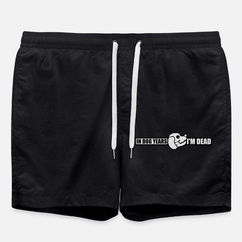 in dog years Dead - Badeshorts - Schwarz