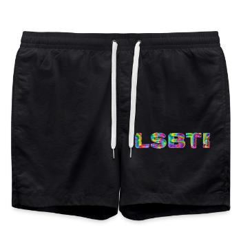 LGBTI - Short de bain - noir - Devant - AI Model Male 185 light (185cm)