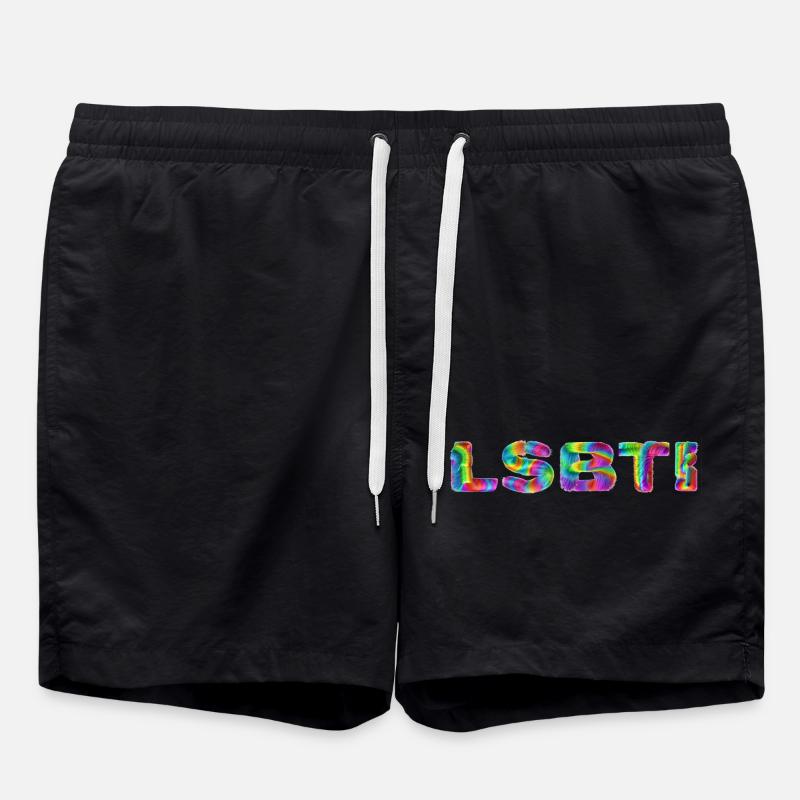 LGBTI - Swim Trunks - black