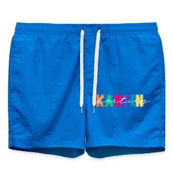 Karting couleurs - cadeau amateur de karting - Short de bain - cobalt blue - Devant
