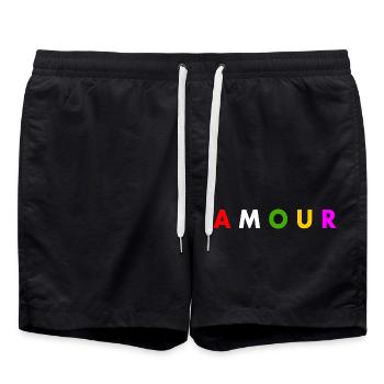 Amour - Swim Trunks - black - Front - AI Model Male 185 light (185cm)