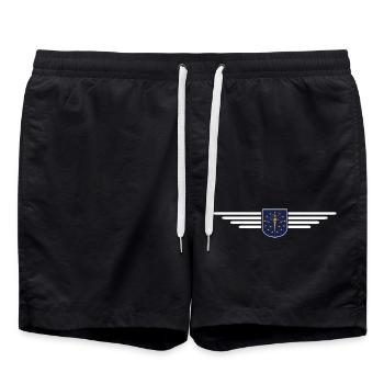 Indiana Fan T-Shirt – Show pride! - Swim Trunks - black - Front - AI Model Male 185 light (185cm)