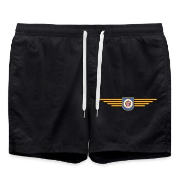 Minnesota Fan T-Shirt – Parfait pour les fans ! - Short de bain - noir - Devant - AI Model Male 185 light (185cm)