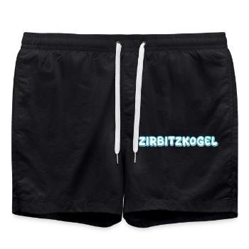 Geschenk für Zirbitzkogel - Badeshorts - Schwarz - Vorne - AI Model Male 185 light (185cm)
