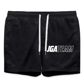 Jga Team Junggesellenabschied - Badeshorts - Schwarz - Vorne - AI Model Male 185 light (185cm)