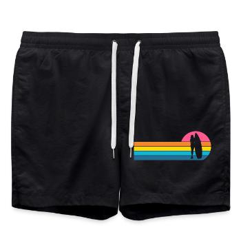 Surfeuse Surfeuse - Short de bain - noir - Devant - AI Model Male 185 light (185cm)