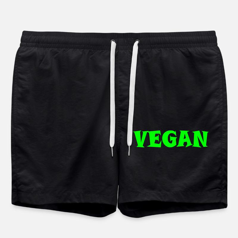 Vegan - Swim Trunks - black