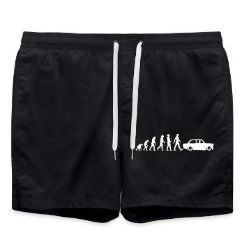 RDA Evolution Trabi, carton de course, Ostalgie Ostzone - Short de bain - noir - Devant - AI Model Male 185 light (185cm)