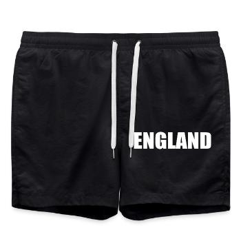 England - Swim Trunks - black - Front - AI Model Male 185 light (185cm)