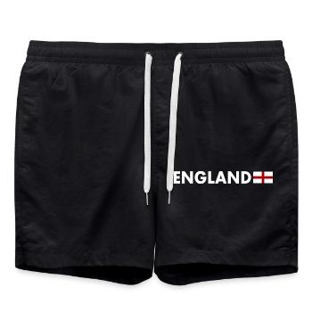 England - Swim Trunks - black - Front - AI Model Male 185 light (185cm)